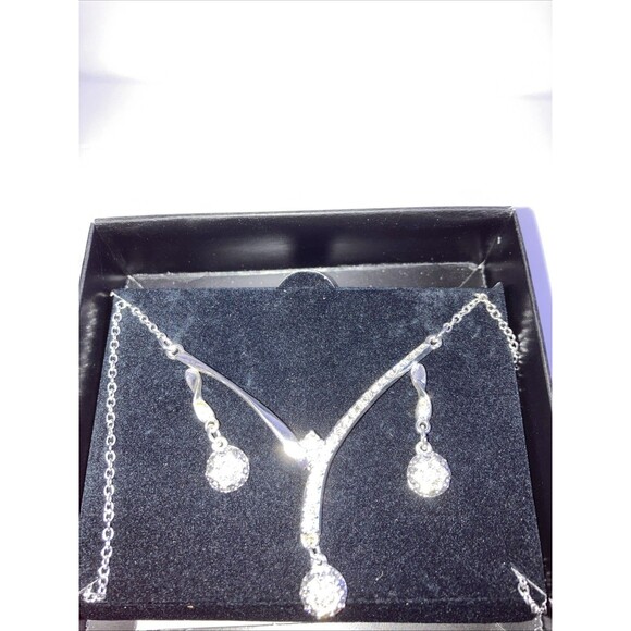 Avon Sparkling 3-Piece Gift Set Silvertone Free Shipping - Picture 1 of 6